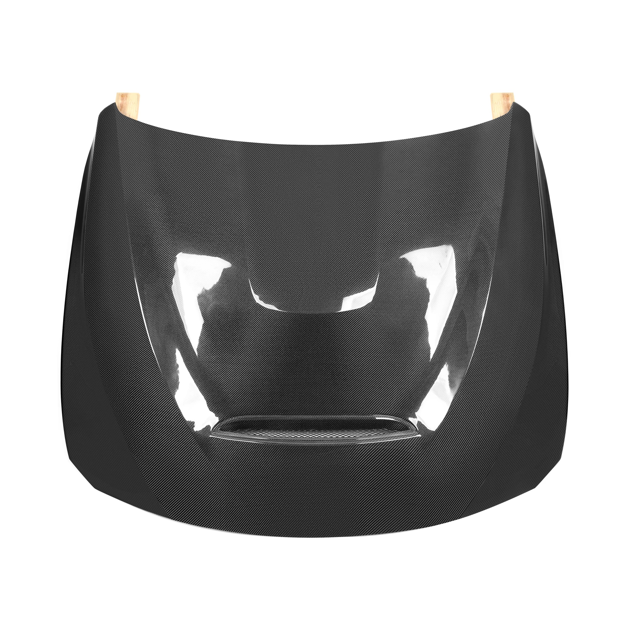 GTS Style Dual Side Carbon Fiber Front Hood Cover for  M3 F80 M4 F82 F83 2013-2019 Car Front Bonnet Hood Cover Replacement